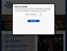 Tablet Screenshot of connectwithweather.com